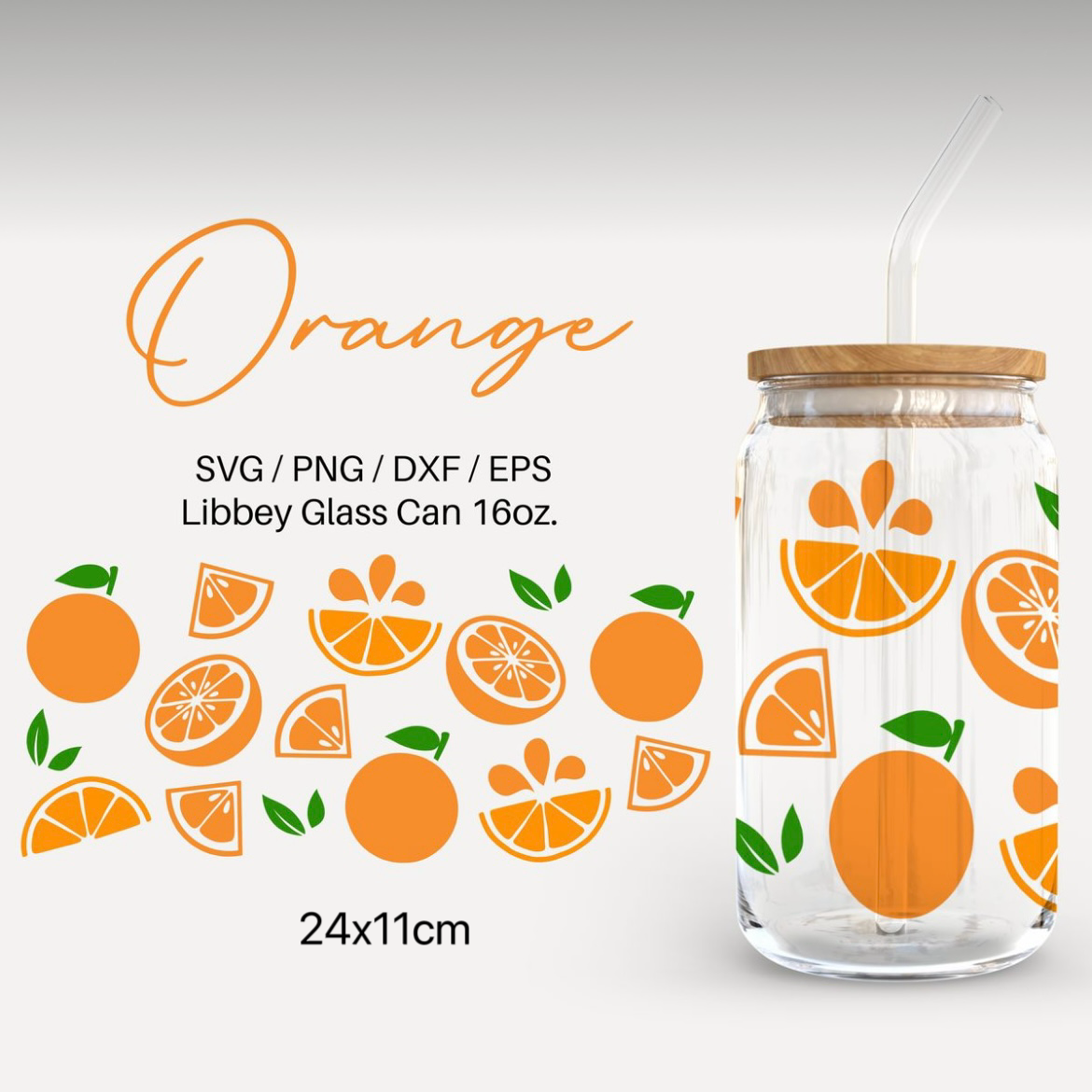 D8182 16oz Cup Wraps Sticker